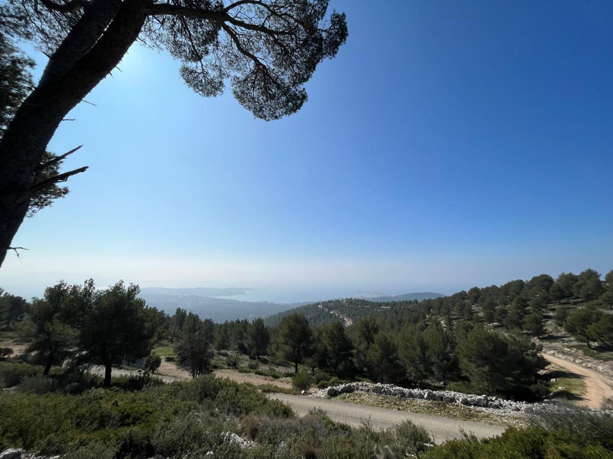 Petit Paradis A Sanary Avec Vue Mer Wifi Et Clim Esterno foto
